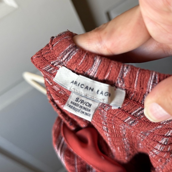 American Eagle Cropped Wide Leg Jumper Romper • Small - Picture 8 of 9